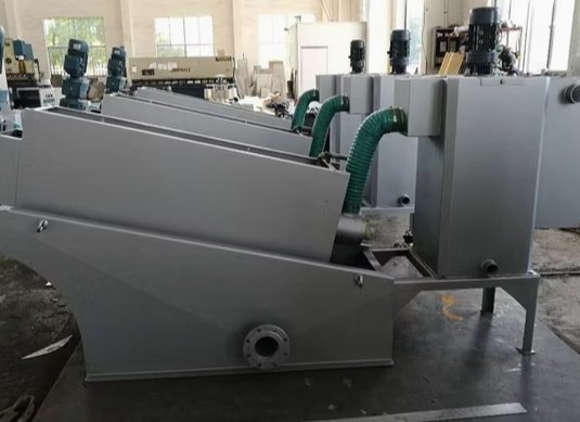 Spiral Screw Press Sludge Dewatering Machine