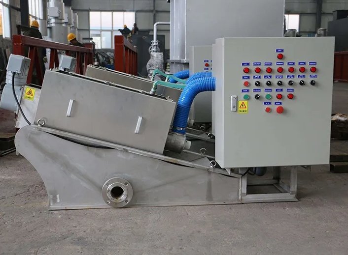 Automatic Spiral Sludge Dewatering Machine
