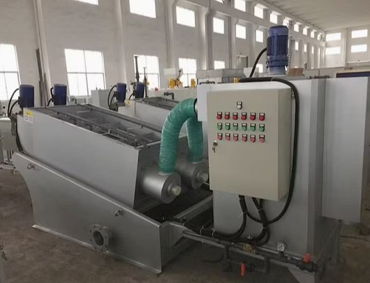 Spiral Screw Press Sludge Dewatering Machine
