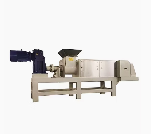 Spiral Press Organic Waste Dewatering Machine