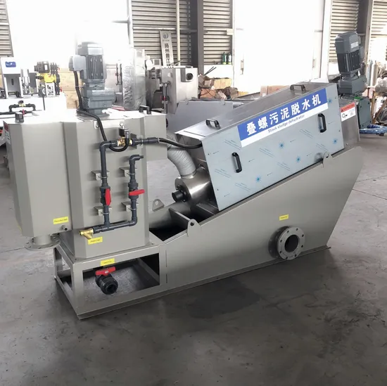 Screw Press Sludge Dewatering Machine for Wastewater
